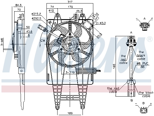 Fan, engine cooling 85162