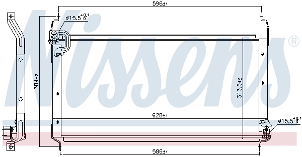 NISSENS 94530 Condenser, air conditioning