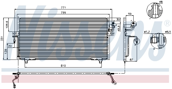Condenser, air conditioning 94299
