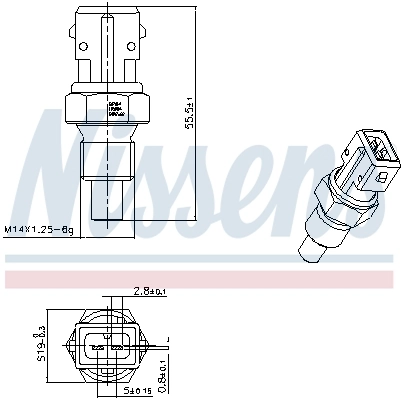 Sensor, coolant temperature ** FIRST FIT ** 207014