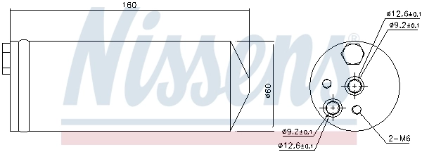 NISSENS 95485 Dryer, air conditioning