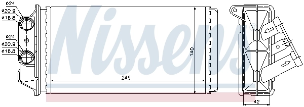 Heat Exchanger, interior heating 71454