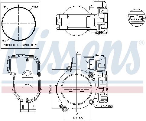 Throttle Body ** FIRST FIT ** 955076