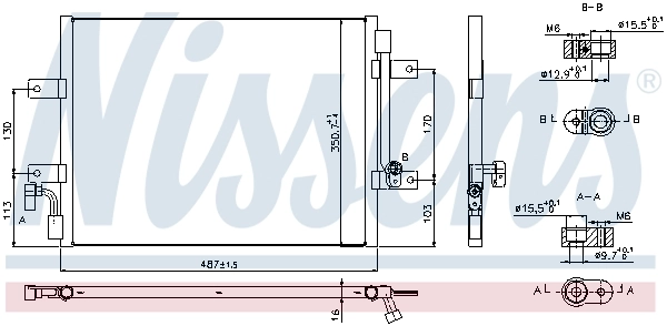 NISSENS 940311 Condenser, air conditioning