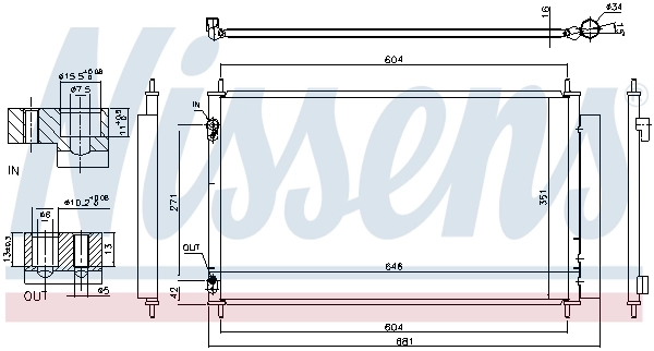 Condenser, air conditioning ** FIRST FIT ** 940489