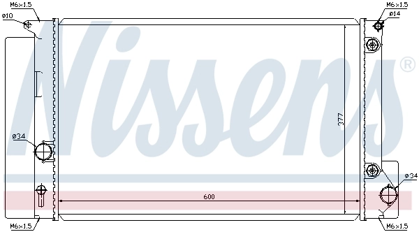 Radiator, engine cooling 64694