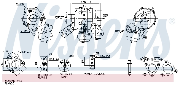 NISSENS 93668 Charger, charging (supercharged/turbocharged)