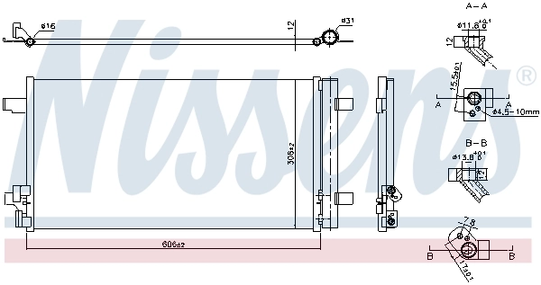 Condenser, air conditioning ** FIRST FIT ** 941193