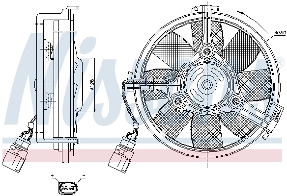 Fan, engine cooling 85547