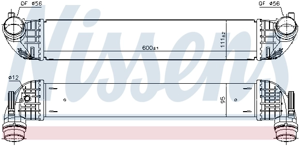 NISSENS 96139 Charge Air Cooler