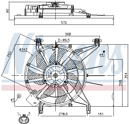 Fan, engine cooling 85768
