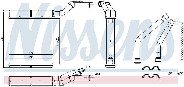 Heat Exchanger, interior heating 71770