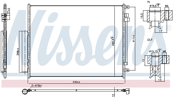 Condenser, air conditioning ** FIRST FIT ** 940972