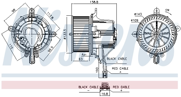 Interior Blower 87760