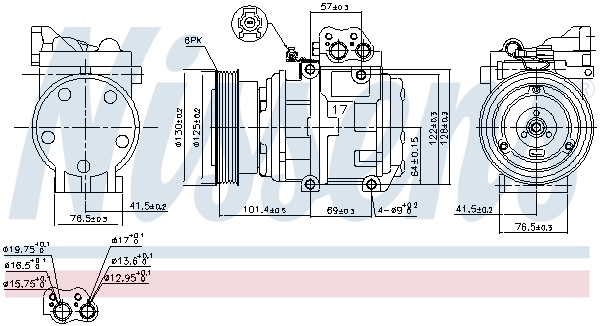 Compressor, air conditioning ** FIRST FIT ** 89153