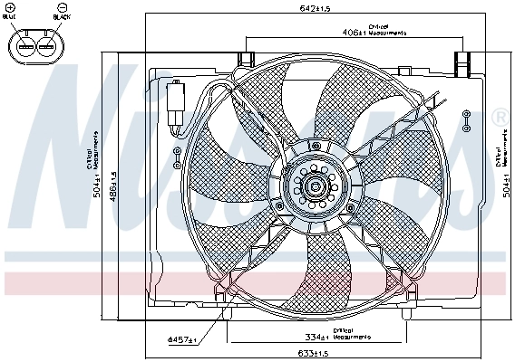 Fan, engine cooling 85290