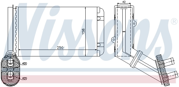 Heat Exchanger, interior heating 73972