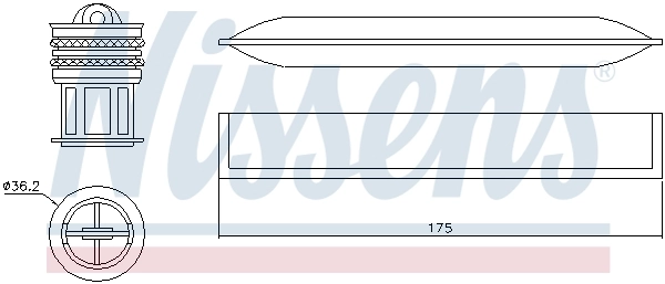 NISSENS 95456 Dryer, air conditioning
