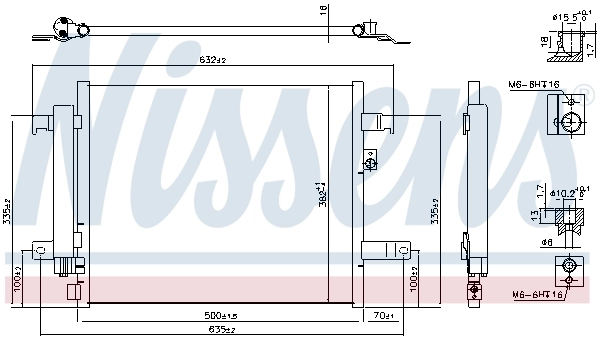 NISSENS 941044 Condenser, air conditioning