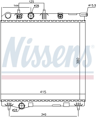 Kühler, Motorkühlung 636002