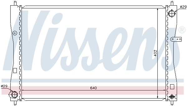 Radiator, engine cooling 68184