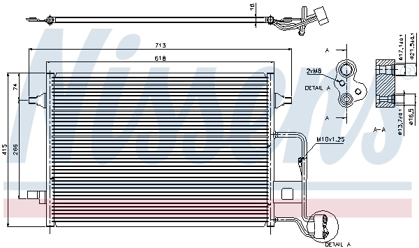 Condenser, air conditioning ** FIRST FIT ** 94592