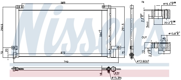Condenser, air conditioning ** FIRST FIT ** 940803