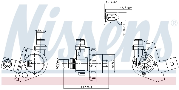 Water Pump, engine cooling ** FIRST FIT ** 831115