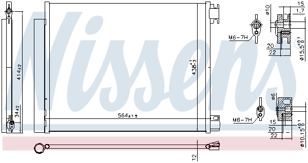 Condenser, air conditioning ** FIRST FIT ** 941060