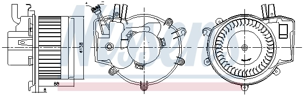 Interior Blower 87395