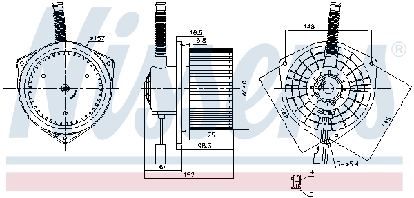 Interior Blower 87754