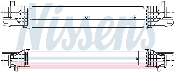 NISSENS 96506 Charge Air Cooler
