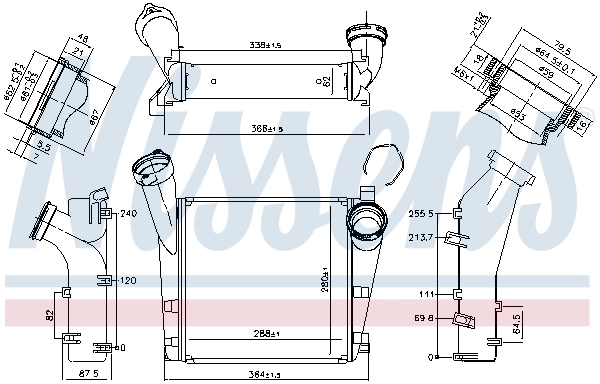 NISSENS 96178 Charge Air Cooler