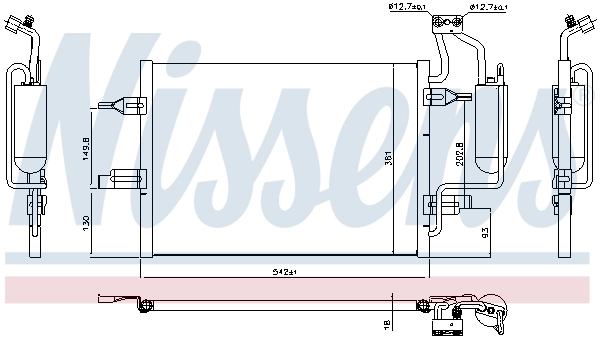 Condenser, air conditioning ** FIRST FIT ** 94624