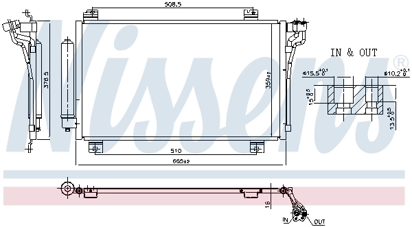 NISSENS 941246 Condenser, air conditioning