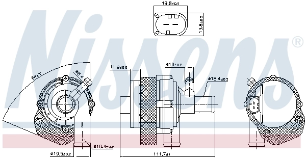 Auxiliary Water Pump (cooling water circuit) ** FIRST FIT ** 831378