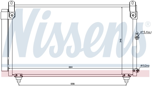 NISSENS 940191 Condenser, air conditioning