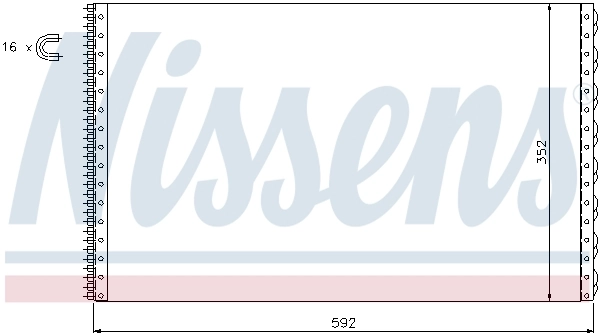 NISSENS 94943 Condenser, air conditioning