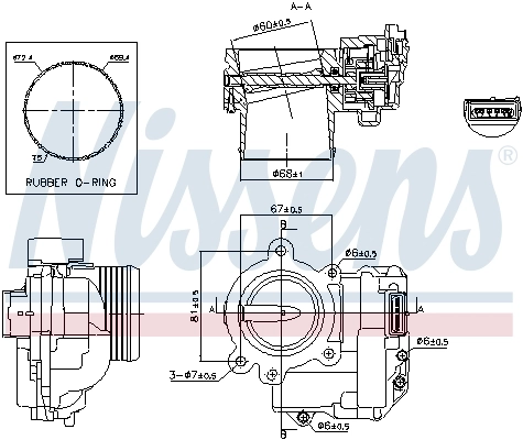 Throttle Body ** FIRST FIT ** 955171