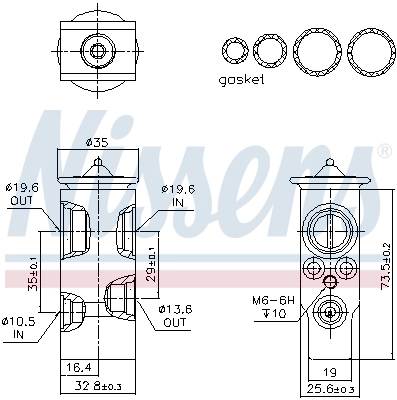 Expansion Valve, air conditioning ** FIRST FIT ** 999397