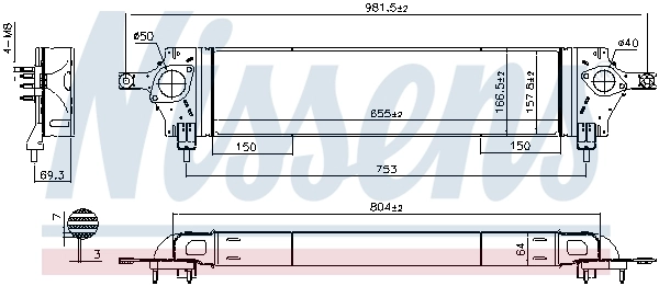 Charge Air Cooler 96580