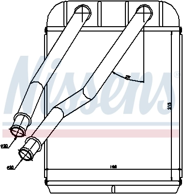 Heat Exchanger, interior heating ** FIRST FIT ** 73975