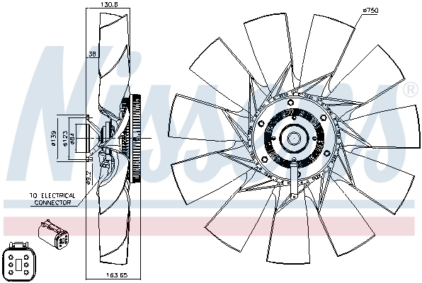 Clutch, radiator fan 86196