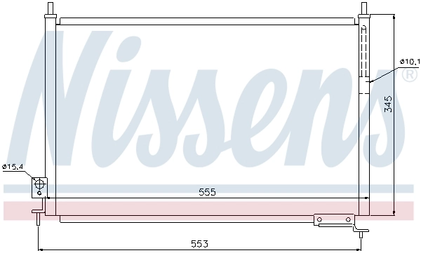 NISSENS 940008 Condenser, air conditioning