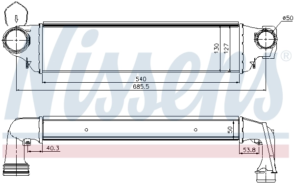 Charge Air Cooler 96654