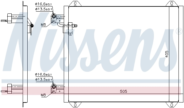 Condenser, air conditioning ** FIRST FIT ** 94584
