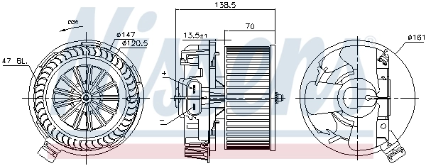 Interior Blower 87214