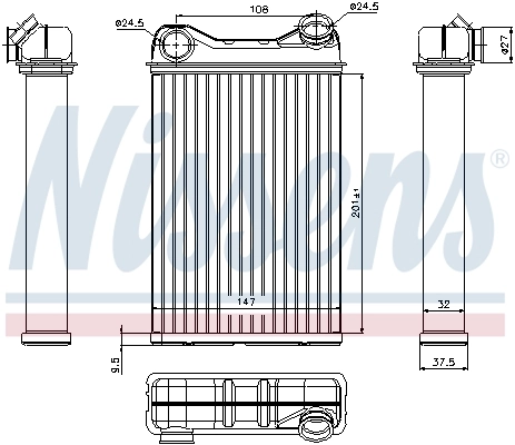 Heat Exchanger, interior heating 71445