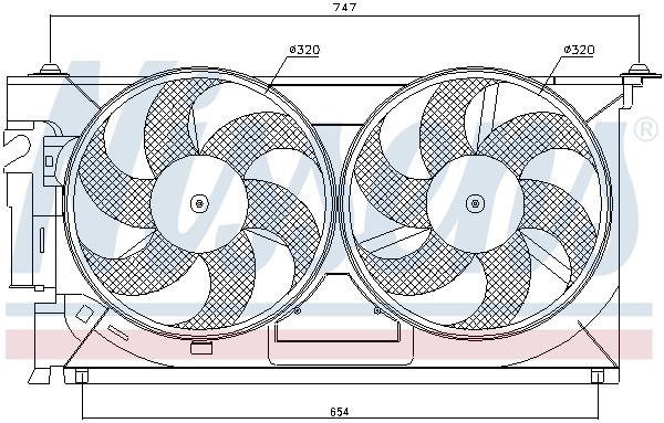 Fan, engine cooling 85083