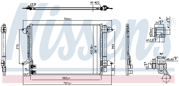 Condenser, air conditioning ** FIRST FIT ** 940907